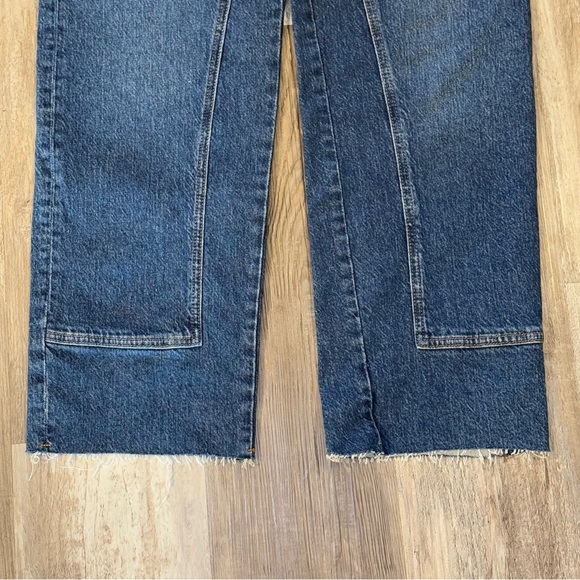 Free People We The People Risk Taker Straight Leg Mid-Rise Jeans Size 28 NWOT - Picture 5 of 11